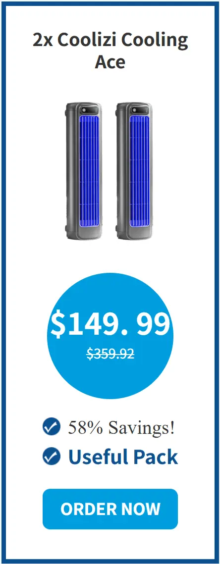 Coolizi Cooling Ace offer package